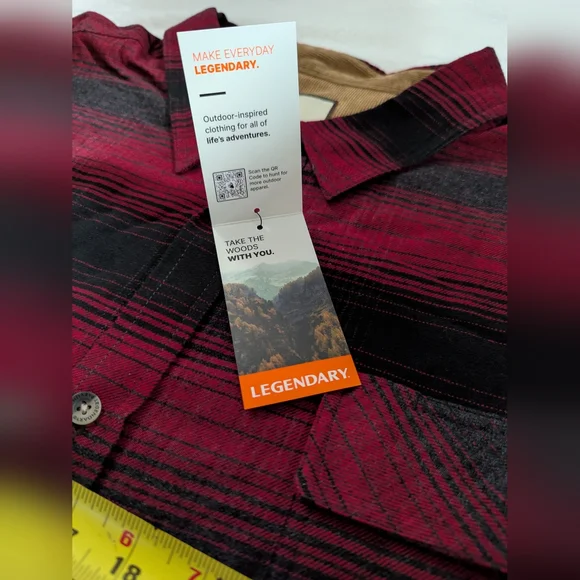 4XLT Men Flannel Shirt,  Long Sleeve Button Down 100% Cotton - Picture 8 of 10